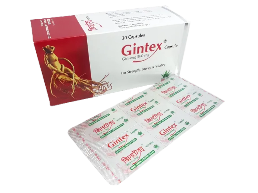 Gintex 500 mg. Capsule