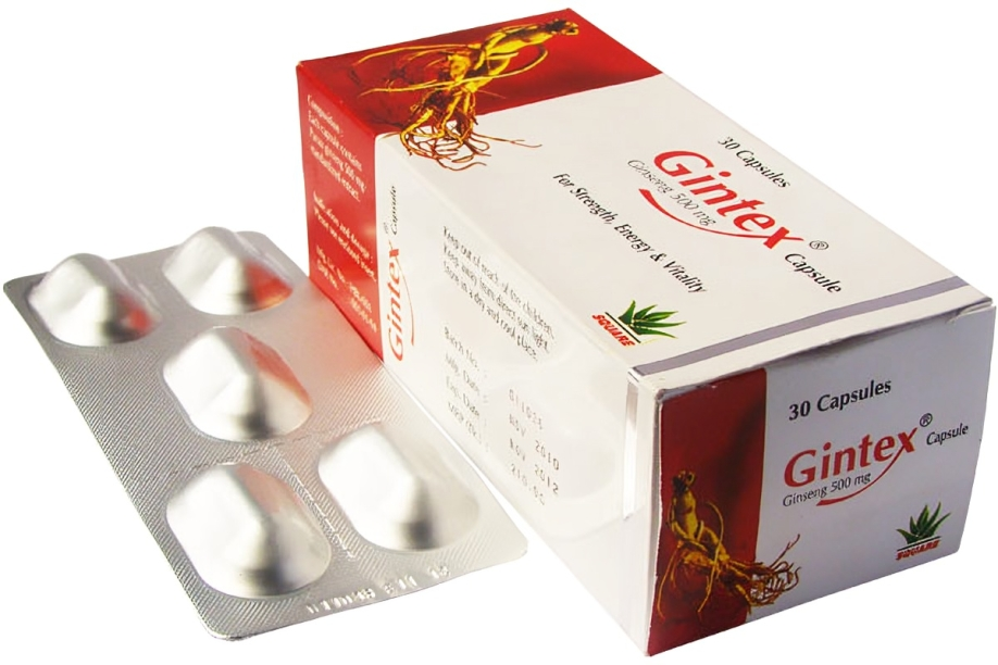 জিনটেক্স ৫০০ মি.গ্রা. ক্যাপসুল
