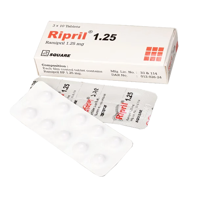 Ripril 1.25 mg Tablet